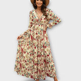 Irina | Lillelise mintás maxi ruha
