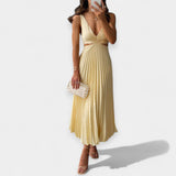 Adriana | Plisszírozott maxi ruha