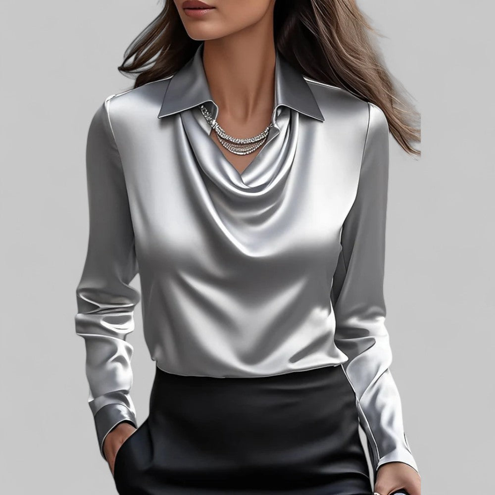 Theresa | Elegáns selyem blúz nőknek