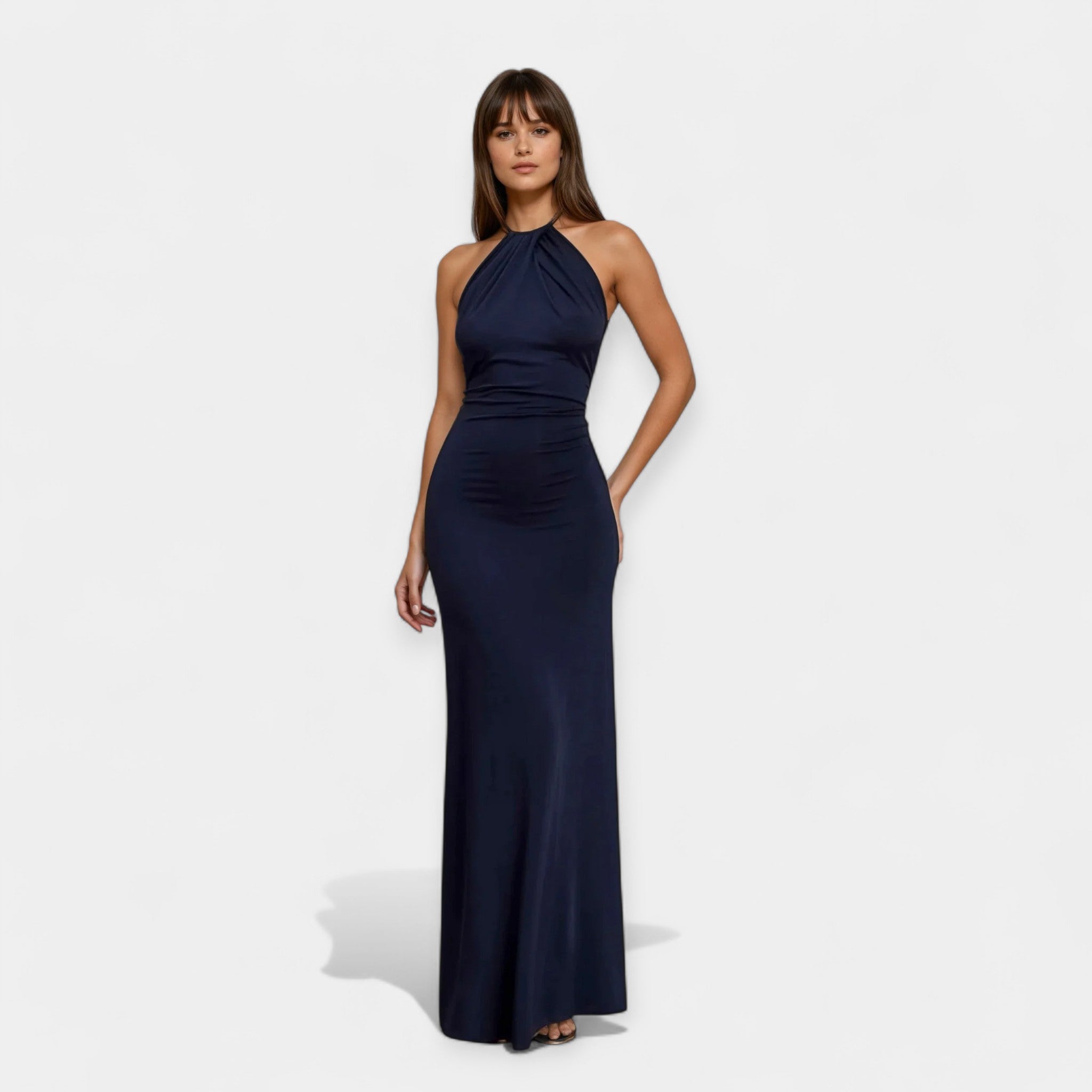Filipa | Maksikleid csipkés nyakpánttal