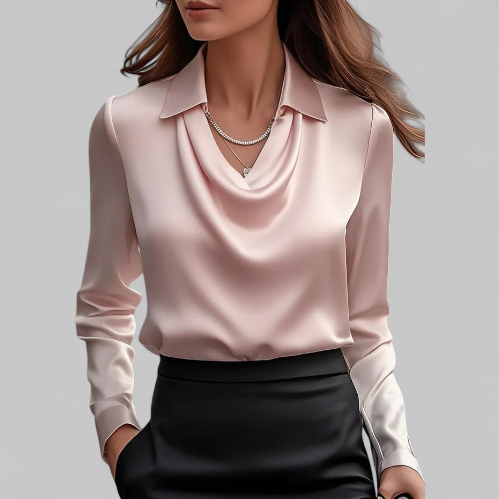 Theresa | Elegáns selyem blúz nőknek