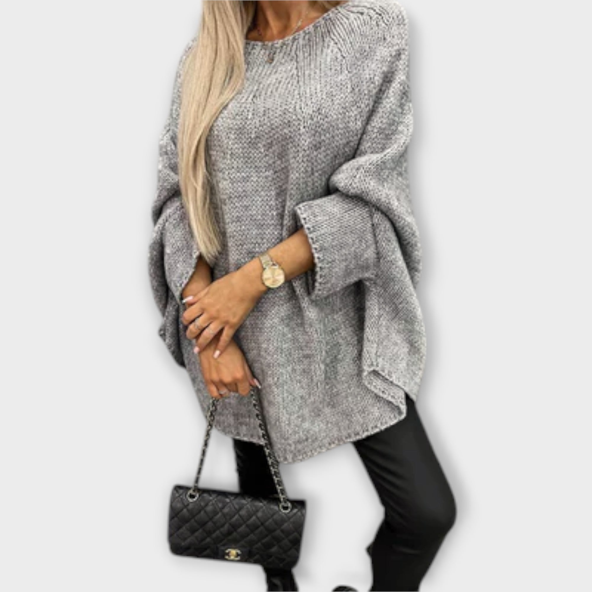 Isabel | Elegáns női pulóver kerek nyakkal