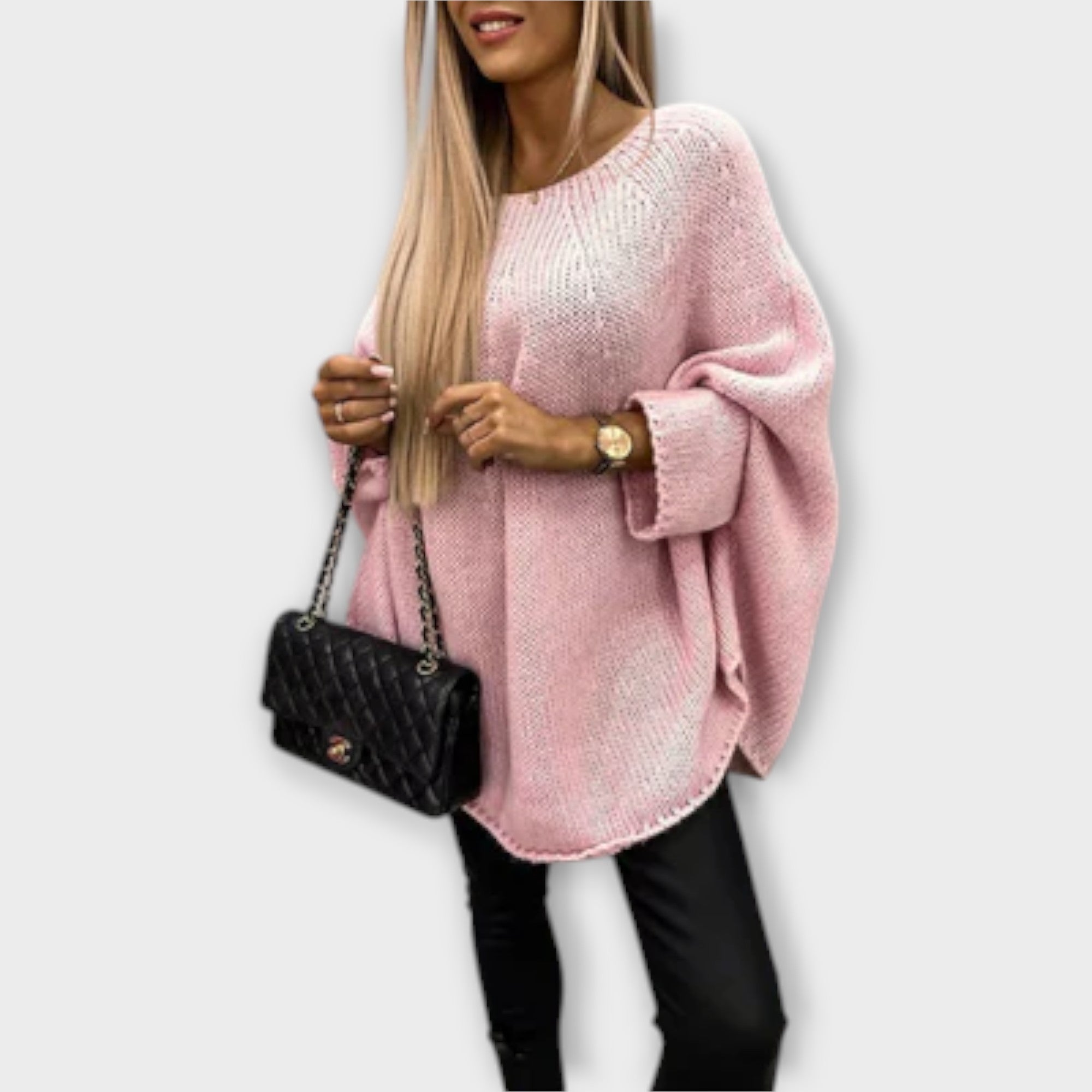 Isabel | Elegáns női pulóver kerek nyakkal