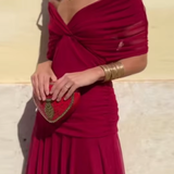 Louise | Elegáns Maxi Ruha V-nyakkal