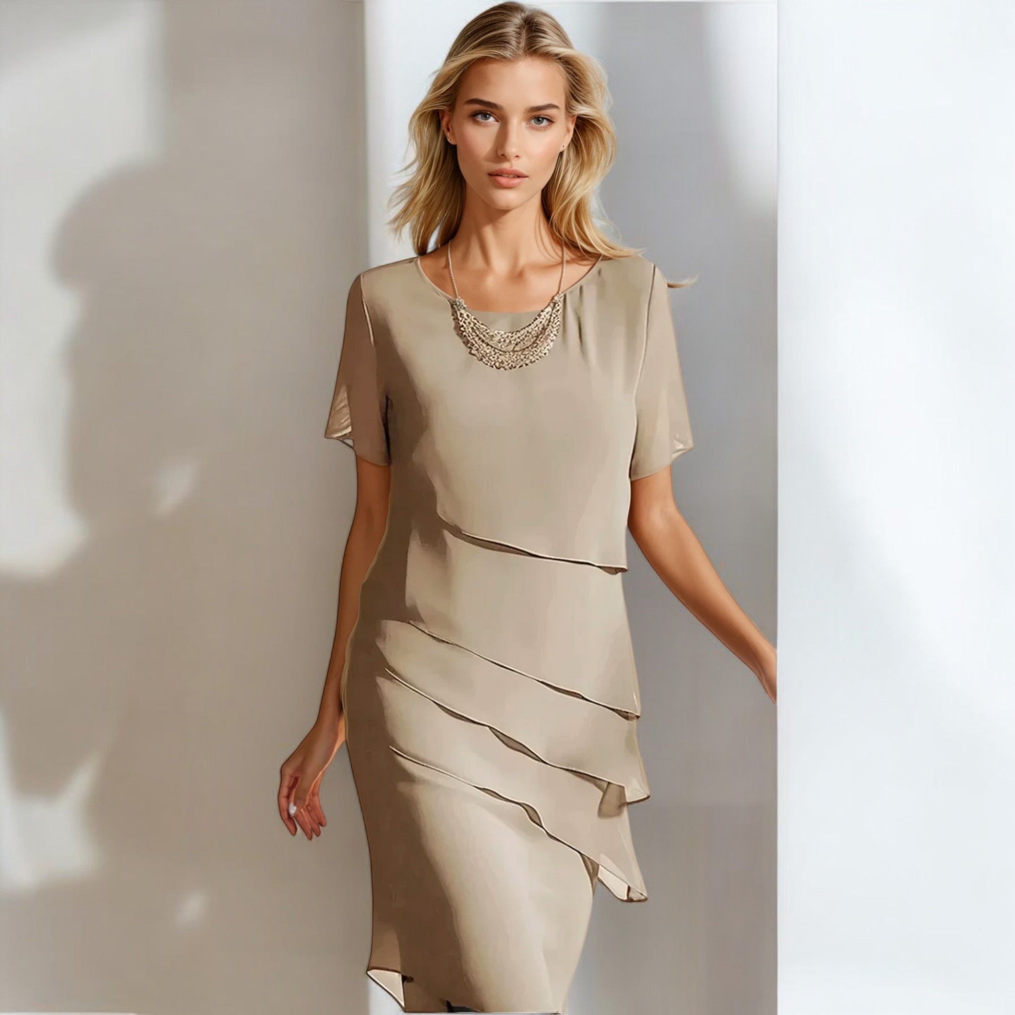 Brielle | Elegáns sifonruha
