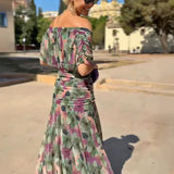 Louise | Elegáns Maxi Ruha V-nyakkal