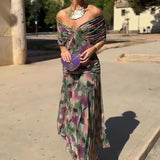 Louise | Elegáns Maxi Ruha V-nyakkal
