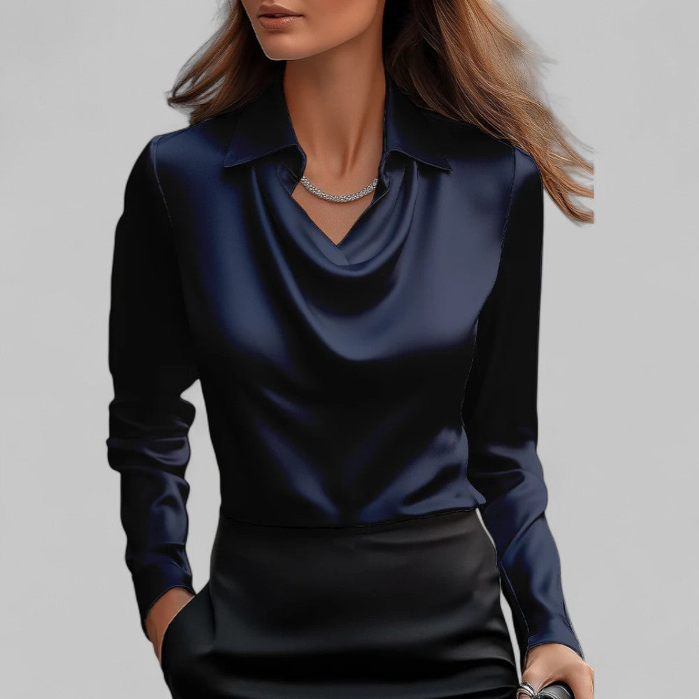 Theresa | Elegáns selyem blúz nőknek