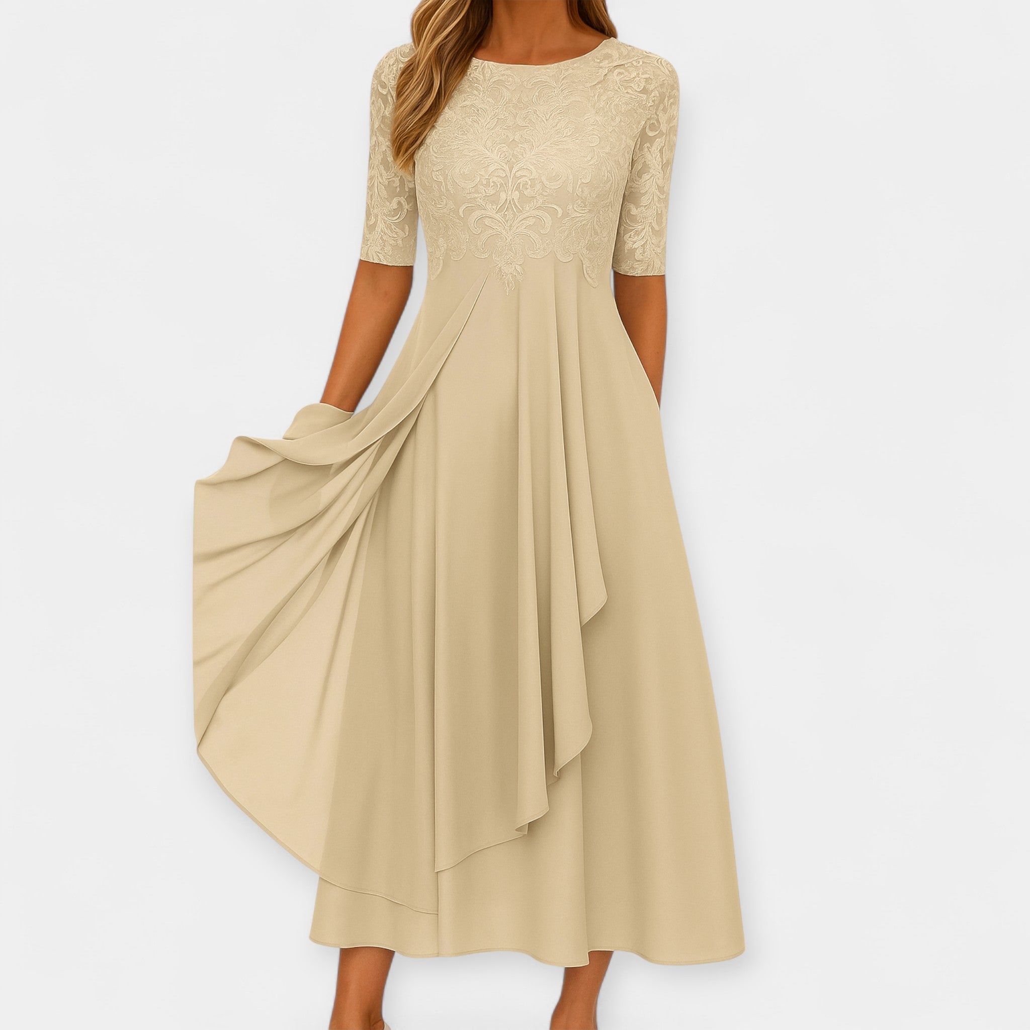 Elena | Elegáns midi ruha