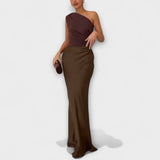 Ariana | Egy vállú maxi ruha