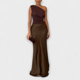 Ariana | Egy vállú maxi ruha