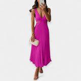 Adriana | Plisszírozott maxi ruha