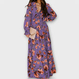 Irina | Lillelise mintás maxi ruha