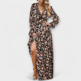 Irina | Lillelise mintás maxi ruha