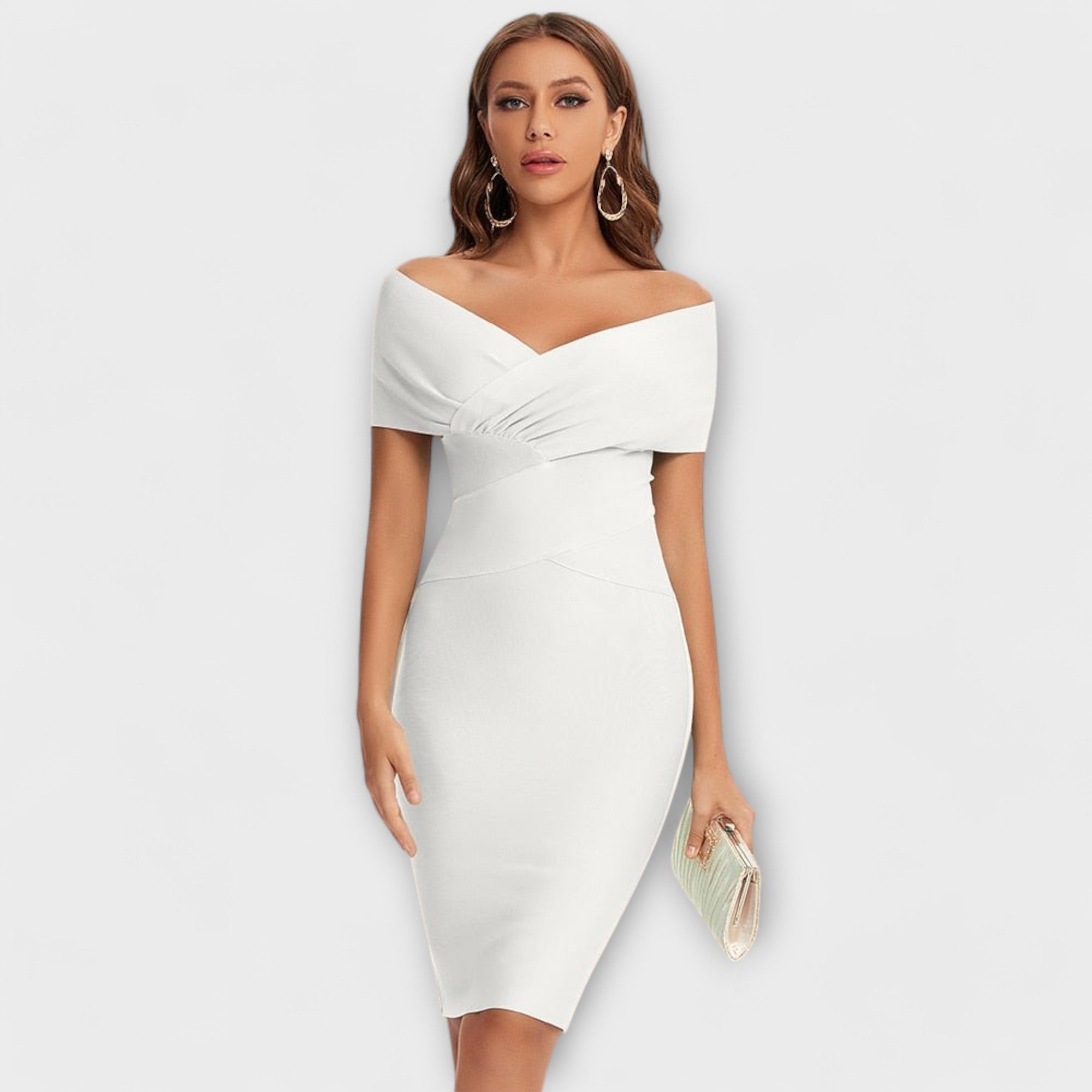 Ofélia | Elegáns V-dekoltázsú Ruha