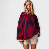 Maarja | Csíkos oversize pulóver