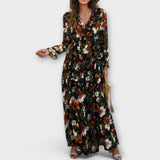 Irina | Lillelise mintás maxi ruha
