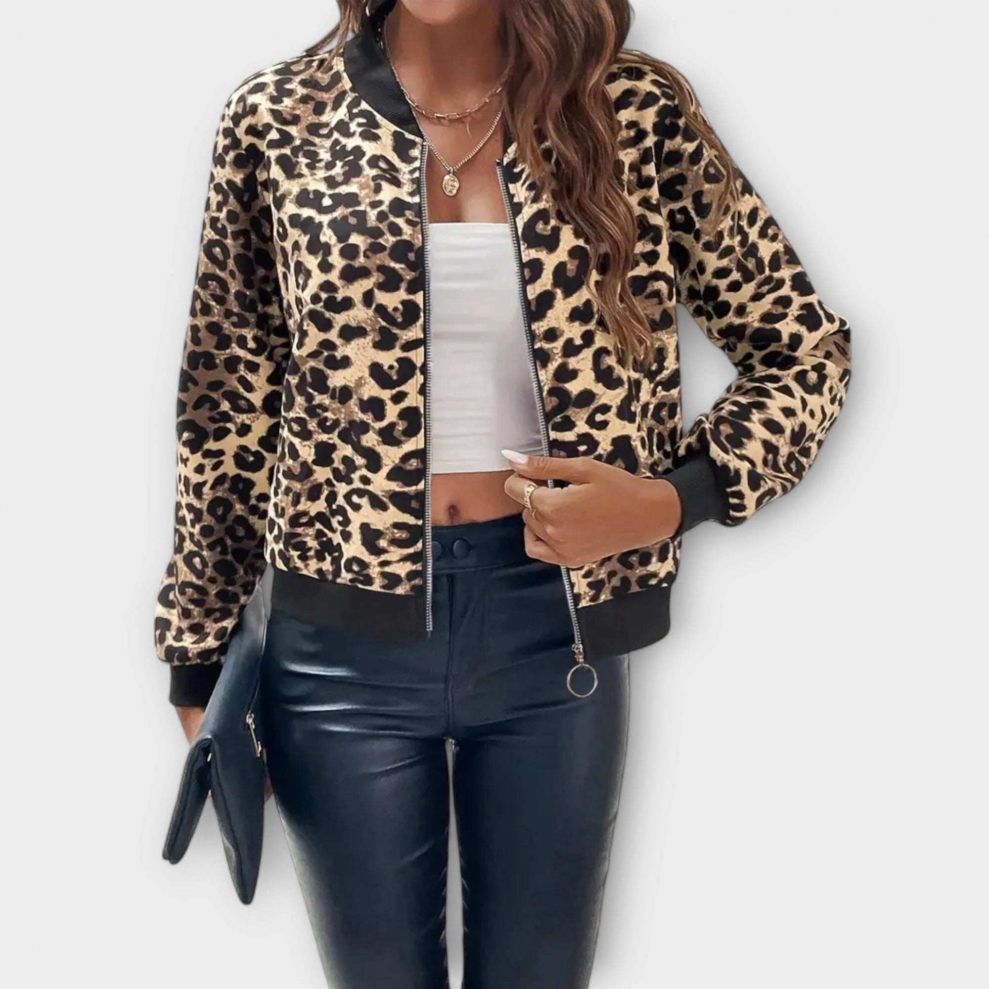 Raquel | Elegáns Leopárdmintás Dzseki